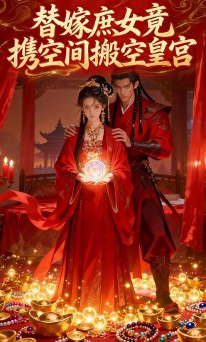 短剧《替嫁庶女竟携空间搬空皇宫》海报