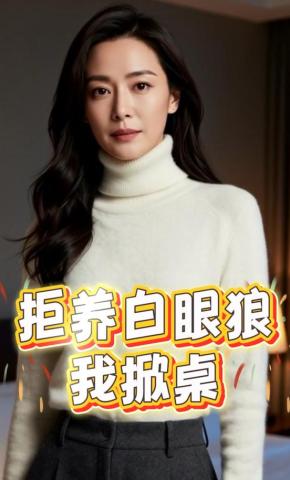 短剧《拒养白眼狼，我掀桌》海报