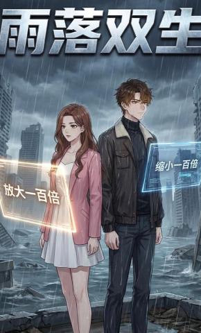 短剧《雨落双生》海报