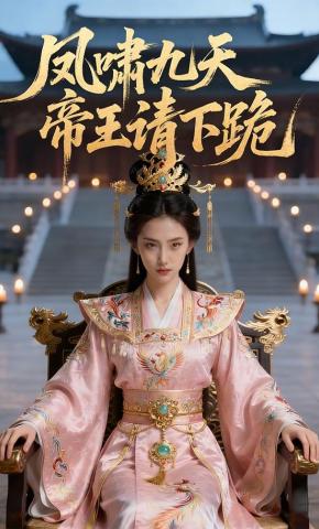 短剧《凤啸九天帝王请下跪》海报