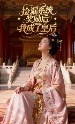 短剧《捡漏系统奖励后我成了皇后》海报