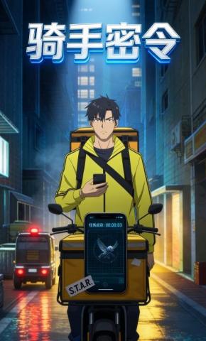 短剧《骑手密令》海报