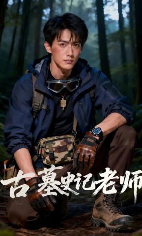 短剧《古墓史记老师》海报