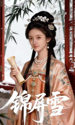 短剧《锦屏雪》海报