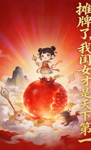 短剧《摊牌了，我闺女才是天下第一》海报