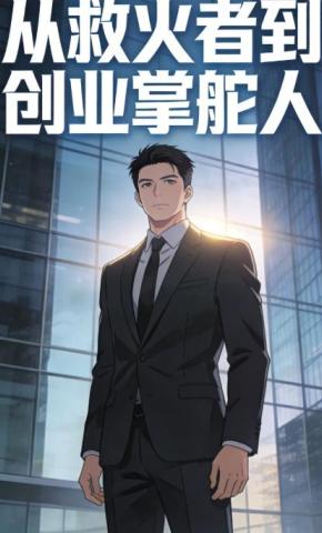 短剧《从救火者到创业掌舵人》海报