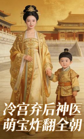 短剧《冷宫弃后神医萌宝炸翻全朝》海报