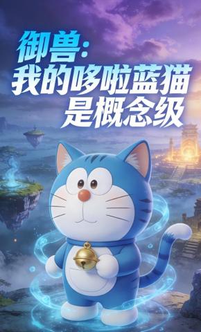 短剧《御兽：我的哆啦蓝猫是概念级》海报