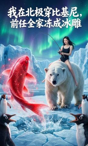 短剧《我在北极穿比基尼，前任全家冻成冰雕》海报
