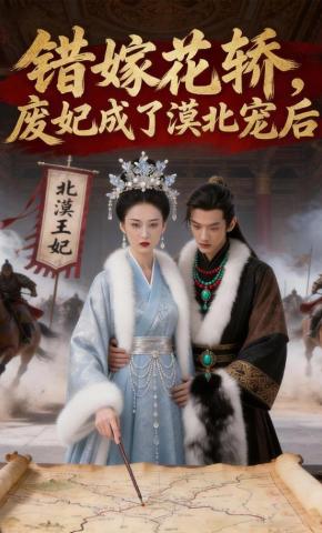 短剧《错嫁花轿，废妃成了漠北宠后》海报