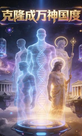短剧《克隆成万神国度》海报