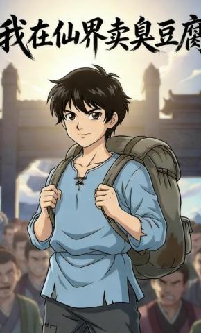 短剧《我在仙界卖臭豆腐》海报