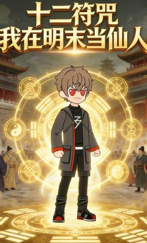 短剧《十二符咒我在明末当仙人》海报