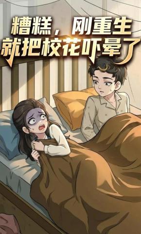 短剧《糟糕，刚重生就把校花吓晕了》海报