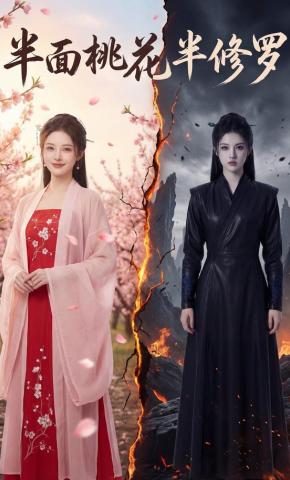 短剧《半面桃花半修罗》海报
