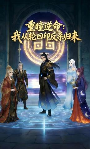 短剧《重瞳逆命：我从轮回印反杀归来》海报