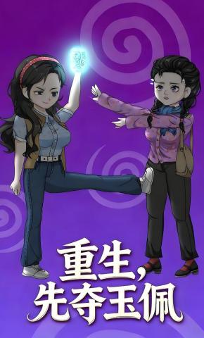 短剧《重生，先夺玉佩》海报