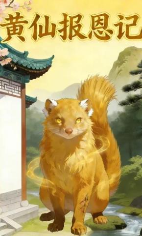 短剧《黄仙报恩记》海报