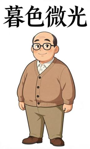 短剧《暮色微光》海报