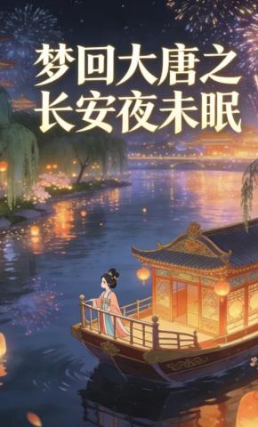 短剧《梦回大唐之长安夜未眠》海报
