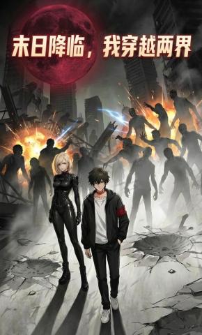 短剧《末日降临，我穿越两界》海报