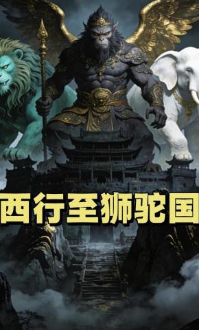 短剧《西行至狮驼国》海报