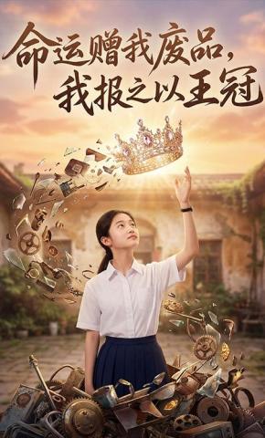 短剧《命运赠我废品，我报之以王冠》海报