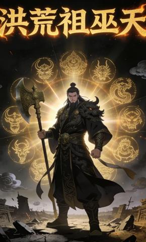 短剧《洪荒祖巫天》海报