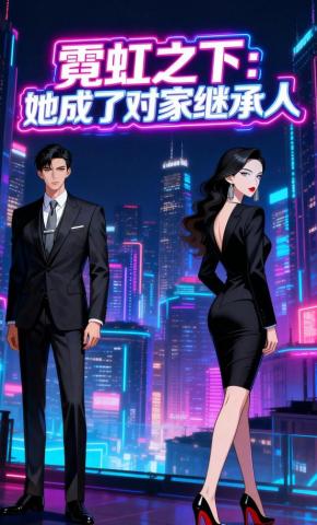 短剧《霓虹之下：她成了对家继承人》海报