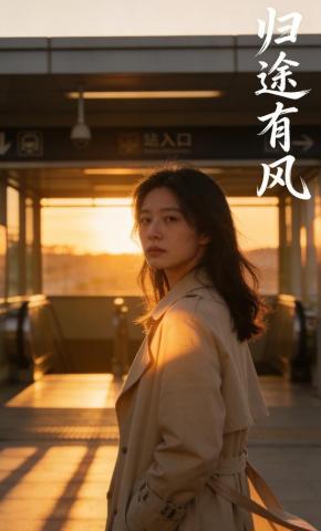 短剧《归途有风》海报