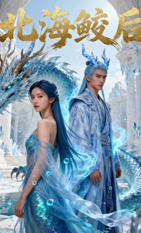 短剧《北海鲛后》海报