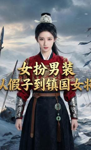 短剧《女扮男装：从假子到镇国女将》海报