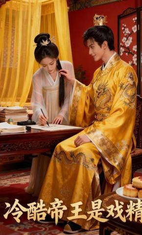 短剧《冷酷帝王是戏精》海报