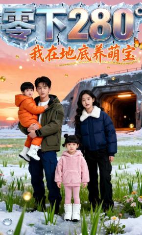 短剧《零下280°：我在地底养萌宝》海报