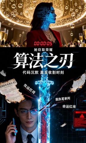 短剧《算法之刃》海报