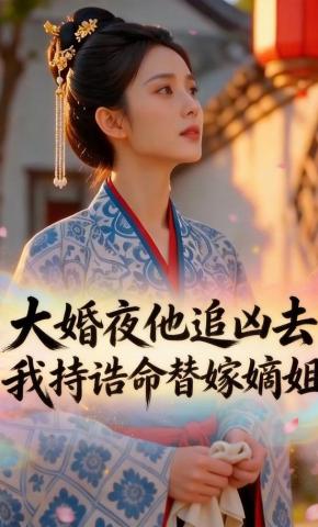 短剧《大婚夜他追凶去，我持诰命替嫁嫡姐》海报