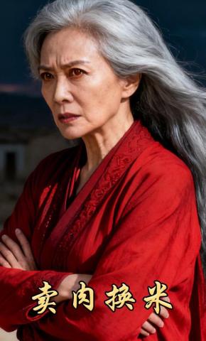 短剧《卖肉换米》海报