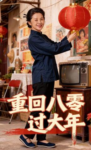 短剧《重回八零过大年》海报