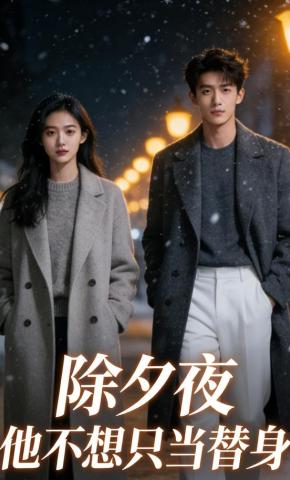 短剧《除夕夜，他不想只做替身》海报