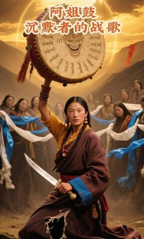 短剧《阿姐鼓：沉默者的战歌》海报