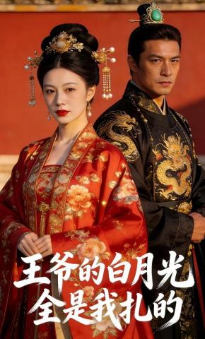 短剧《王爷的白月光，全是我扎的》海报