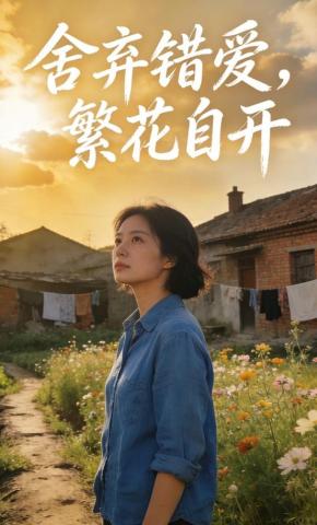 短剧《舍弃错爱，繁花自开》海报