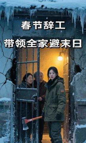 短剧《春节辞工，带领全家避末日》海报