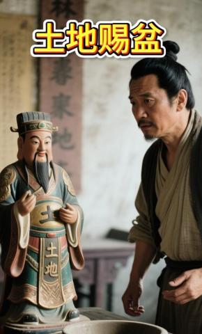 短剧《土地赐盆》海报