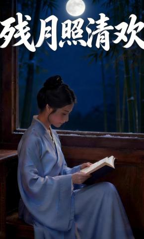 短剧《残月照清欢》海报