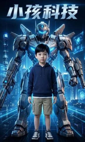 短剧《小孩科技》海报