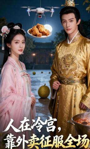 短剧《人在冷宫，靠外卖征服全场》海报