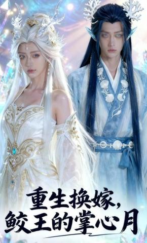 短剧《重生换嫁，鲛王的掌心月》海报