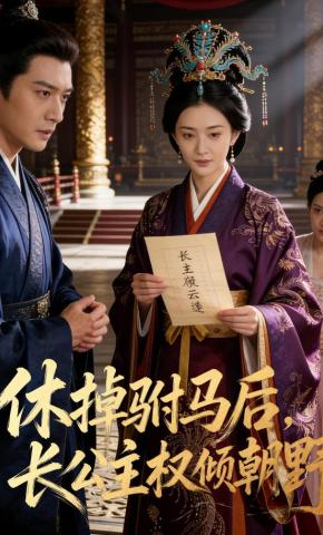 短剧《休掉驸马后，长公主权倾朝野》海报