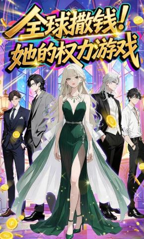 短剧《全球撒钱，她的权利游戏》海报